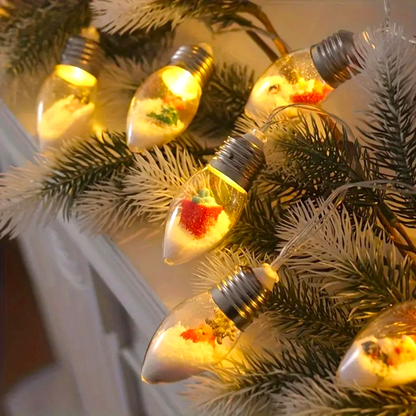 LED Kerst Sneeuwbol Lichtketting