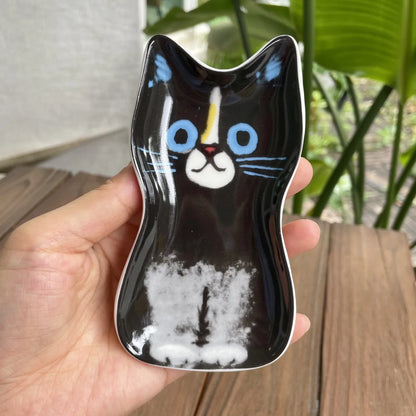 Japanse Kat Keramische Sausschaal - Schattig Dipschaaltje