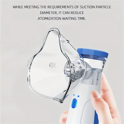 Draagbare Mini Mesh Vernevelaar Voor Volwassenen En Kinderen Stille Inhalator Voor Onderweg Terug Naar School 2025