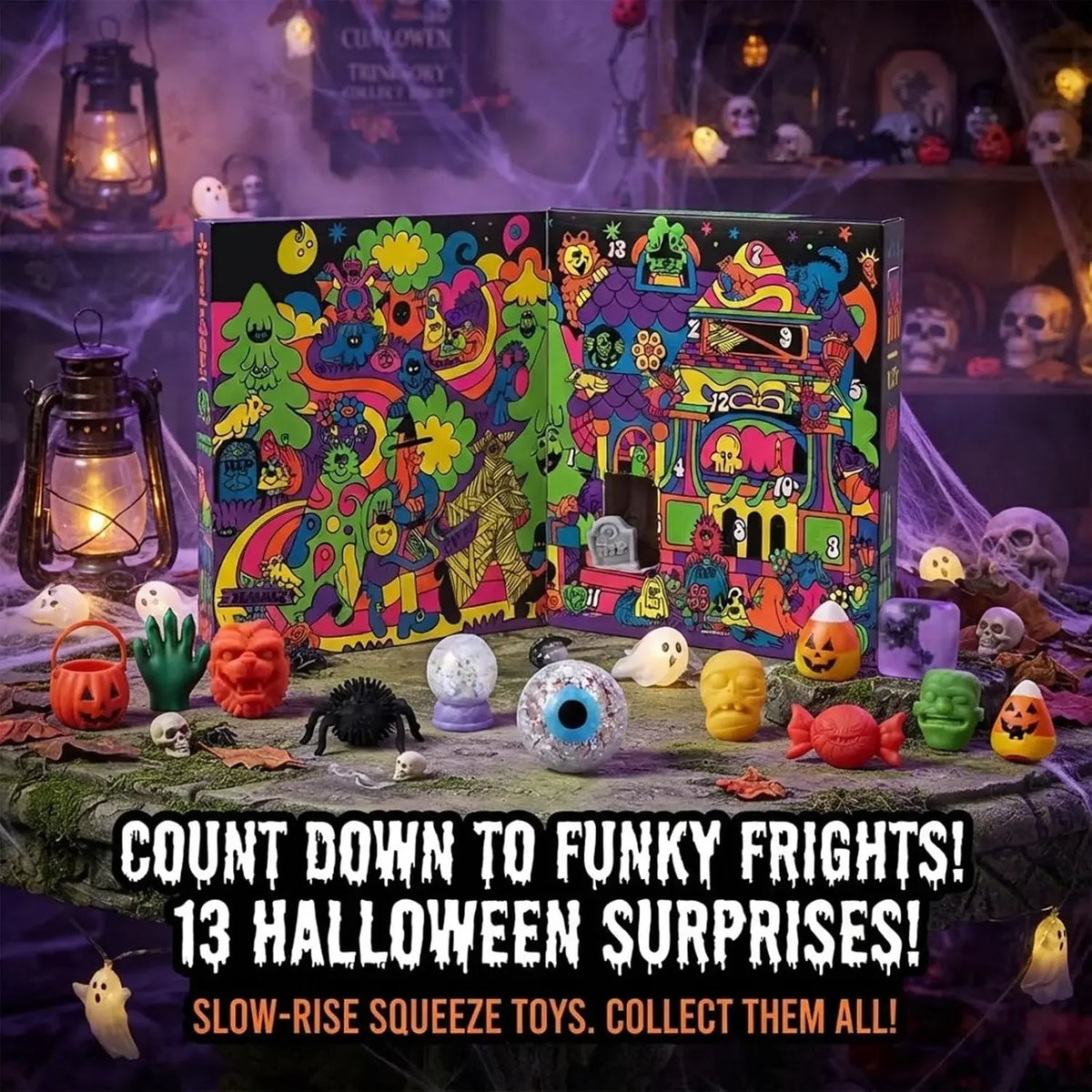 Funky Frights Squish-O-Ween Adventskalender