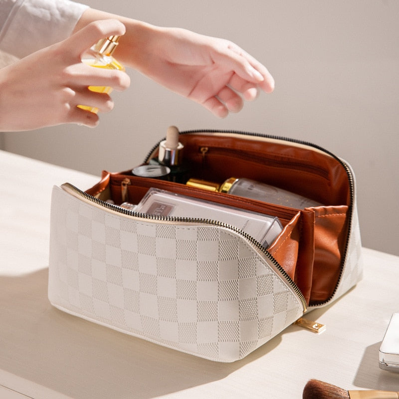 Veloura Elegant Cosmetic Bag – Stijlvolle Organizer voor Je Beauty Essentials