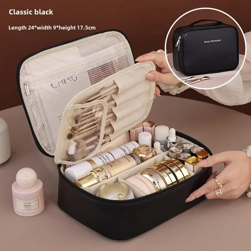 Grote Make-Up Reistas & Cosmeticatas - Luxe PU Leer