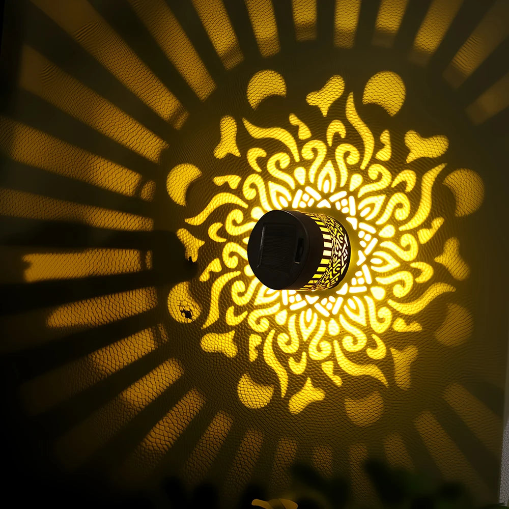 Luxe Solar Mandala Wandlamp