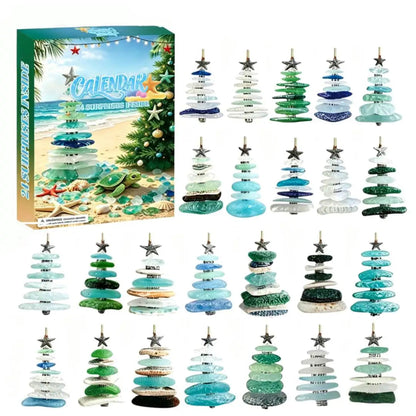 Zeeglas Kerstboom Adventskalender