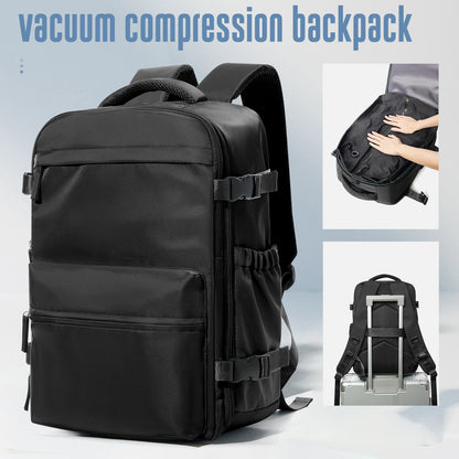 Vacuüm Compressie Rugzak - Uitbreidbare 15,6" Laptop Reistas