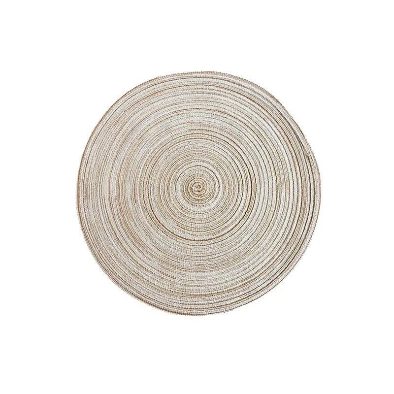 Ronde Gevlochten Katoenen Placemats & Onderzetters - Hittebestendig