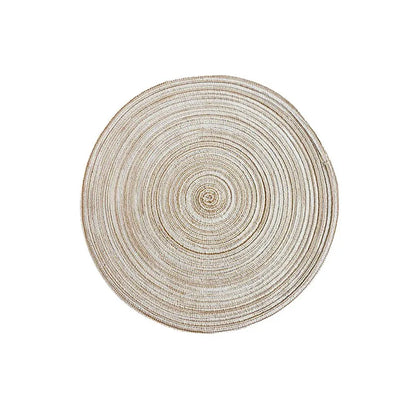 Ronde Gevlochten Katoenen Placemats & Onderzetters - Hittebestendig