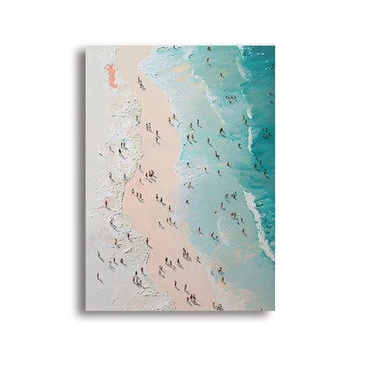 Strand & Zee Canvas Poster - Tropische Wanddecoratie Print