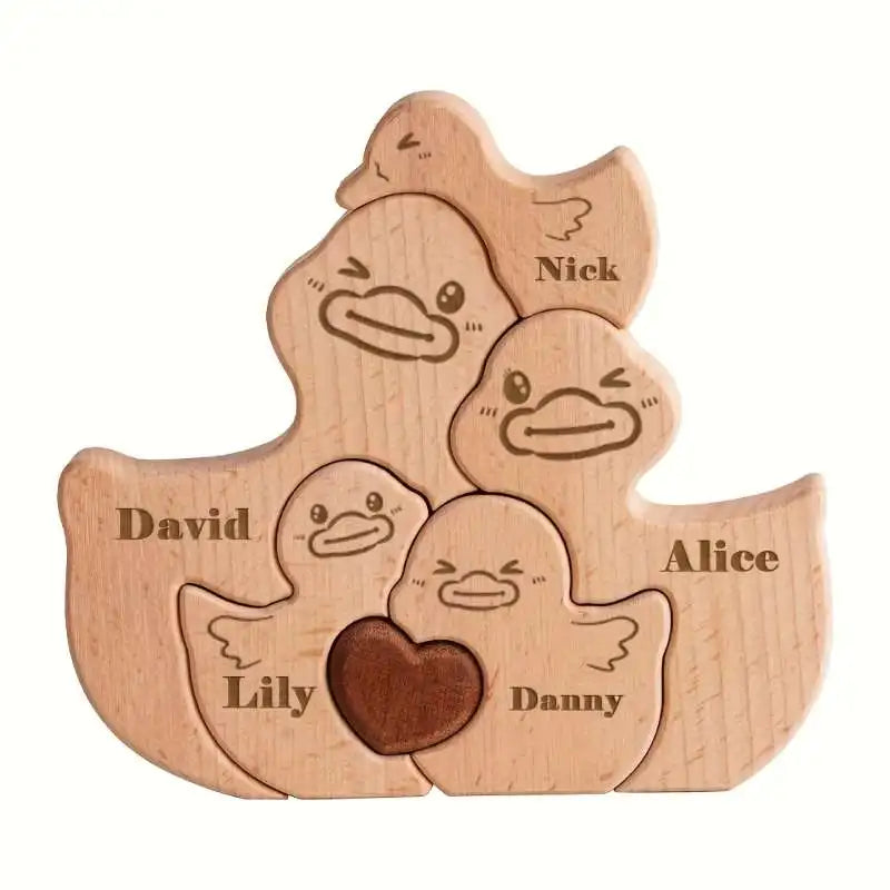 Wood Duck Family Puzzel