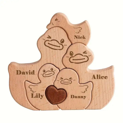 Wood Duck Family Puzzel