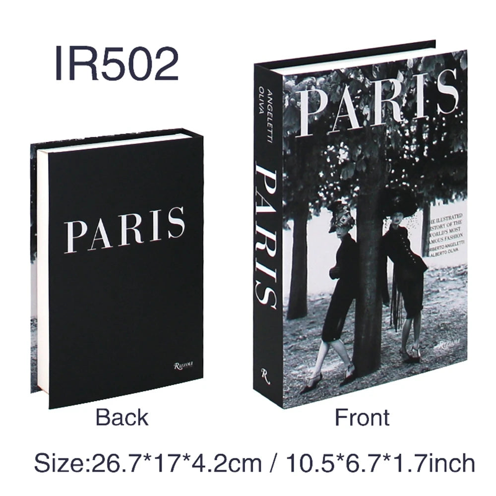 Luxe Geopende Faux Boek Opbergdoos - Salontafel Decoratie