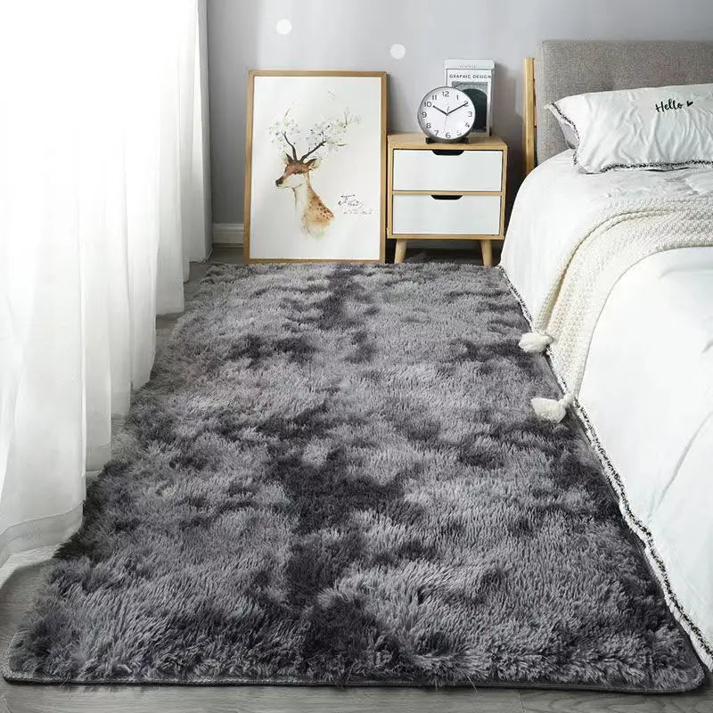 VIKAMA Zacht Zijdewollen Vloerkleed - Scandinavisch Antislip Kleed