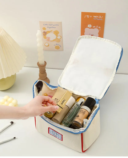 HOMEFISH Schattige Toilettas & Make-up Tas - Waterdichte Organizer