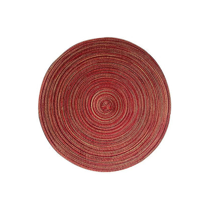 Ronde Gevlochten Katoenen Placemats & Onderzetters - Hittebestendig