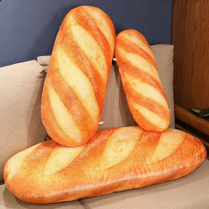 Realistisch Stokbrood Pluche Kussen - Baguette Knuffel Kussen