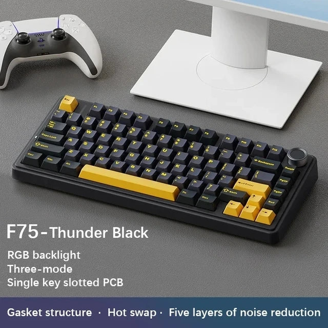 AULA F75 75% Draadloos Mechanisch Toetsenbord - Gasket Mount Hot-Swap
