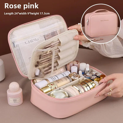 Grote Make-Up Reistas & Cosmeticatas - Luxe PU Leer