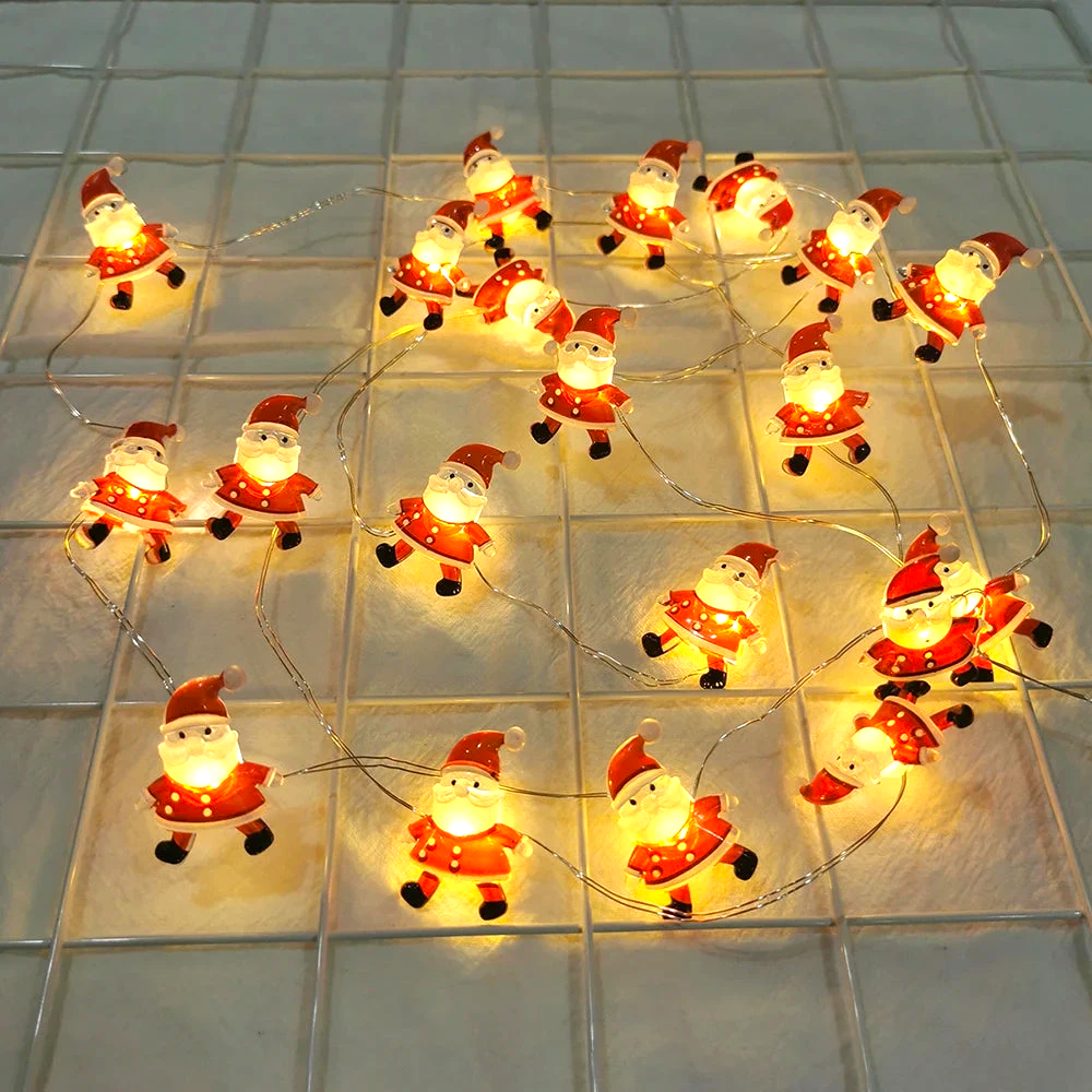 LED Kerstman & Sneeuwpop Kerstverlichting