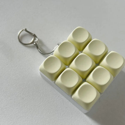 DIY Toetsenbord Fidget Sleutelhanger - Mechanische Klik Anti-Stress Toy