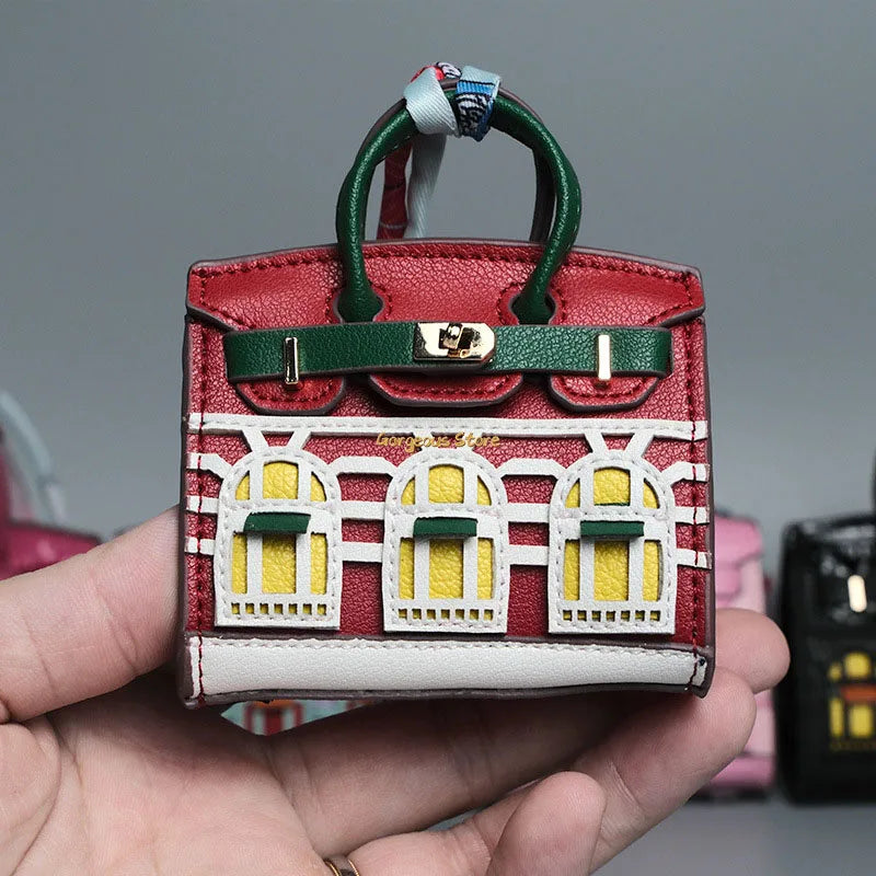 Birkin Geïnspireerde Mini Handtas - Platina Tas Charme
