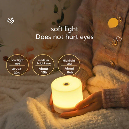 GlowEase – Compacte LED Nachtlamp met Aanraakdimming