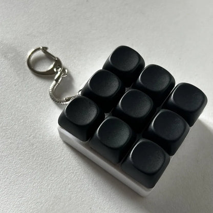 DIY Toetsenbord Fidget Sleutelhanger - Mechanische Klik Anti-Stress Toy