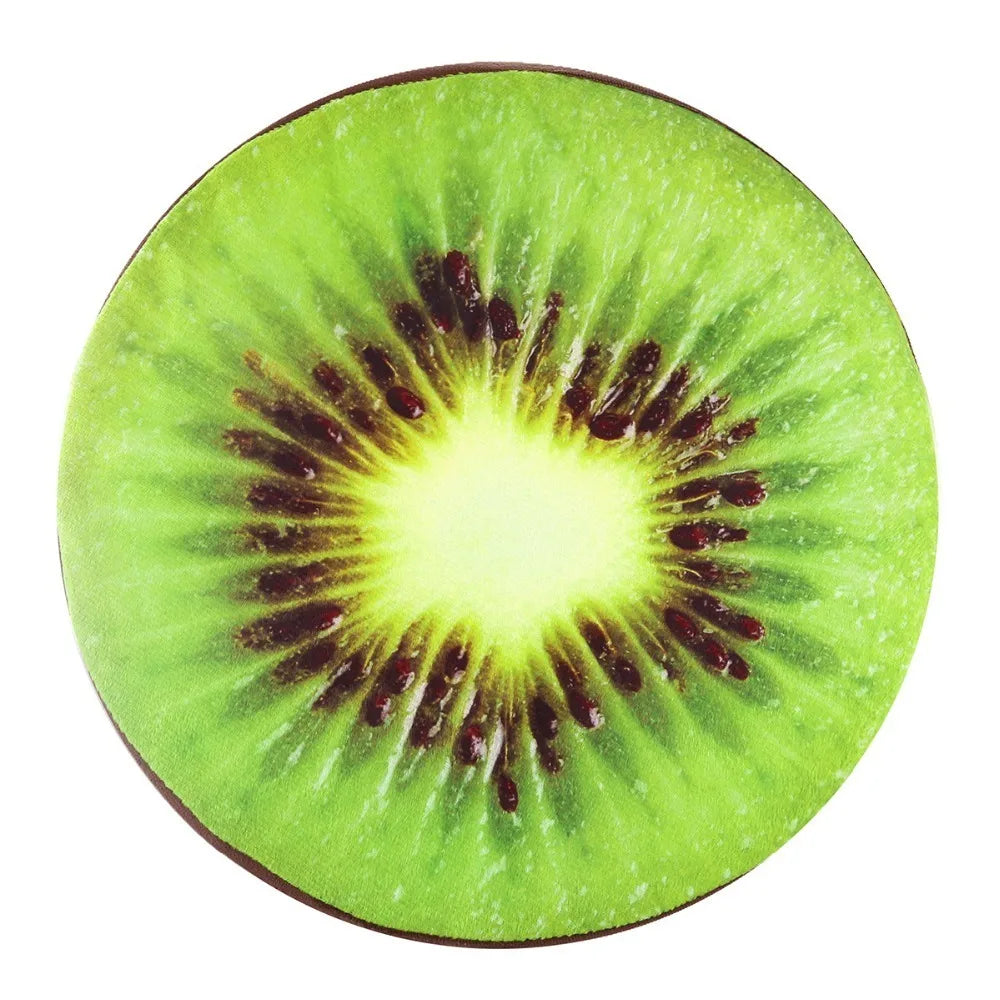 Comfortabele zachte speelgoed Tuin Eetkamer Buitenbank Ronde stoel kussens Fruit Zitkussens Zitkussens
