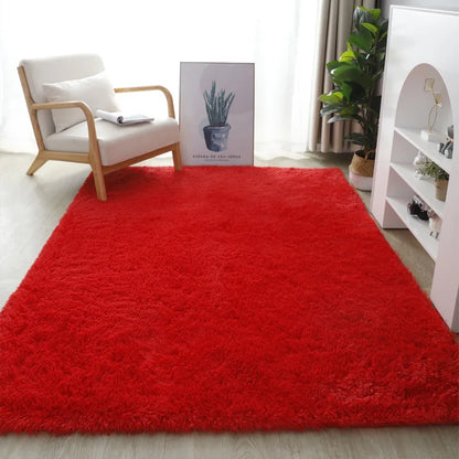 VIKAMA Zacht Zijdewollen Vloerkleed - Scandinavisch Antislip Kleed