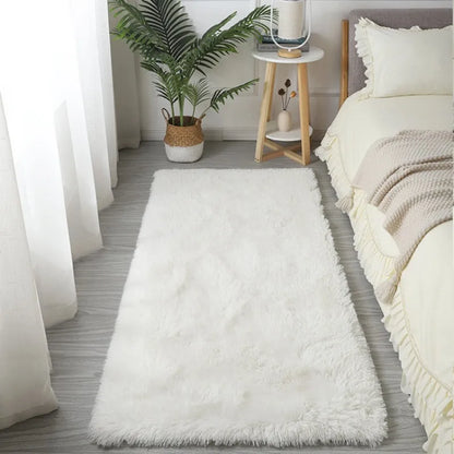 VIKAMA Zacht Zijdewollen Vloerkleed - Scandinavisch Antislip Kleed