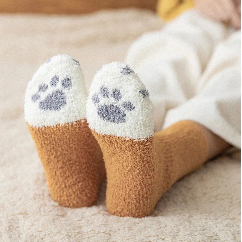 Warme Kattenpoot Sokken