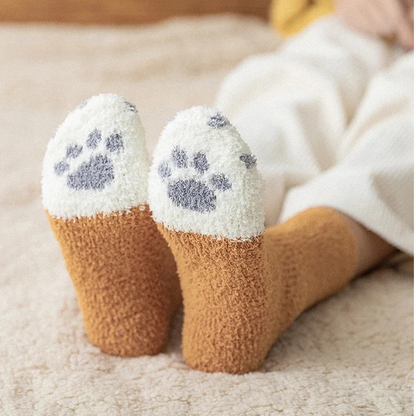 Warme Kattenpoot Sokken