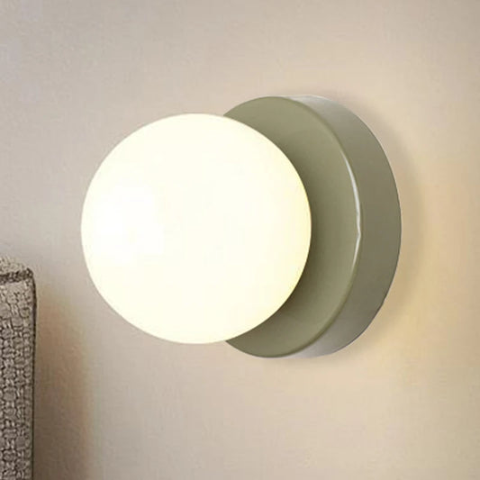 Moderne Scandinavische Glazen Bol Wandlamp - G9 LED Lamp