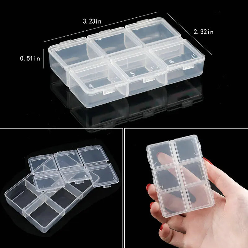 Transparante Plastic Sorteerdoos - Verstelbare Vakken Organizer