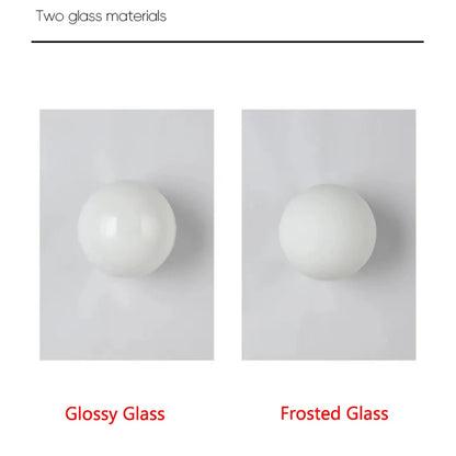 French Bauhaus Glass Wall Sconce - G9 & G4 Milky Glass Globe | Shop