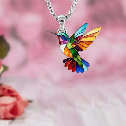 Elegante Kolibrie Ketting