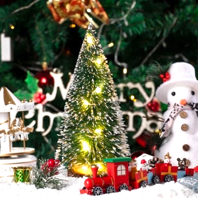 Mini LED Verlichte Kunst Kerstboom