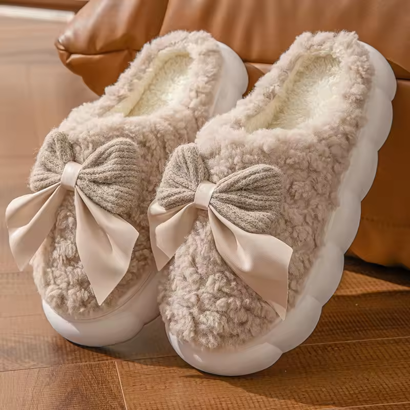 Pluche Strik Pantoffels