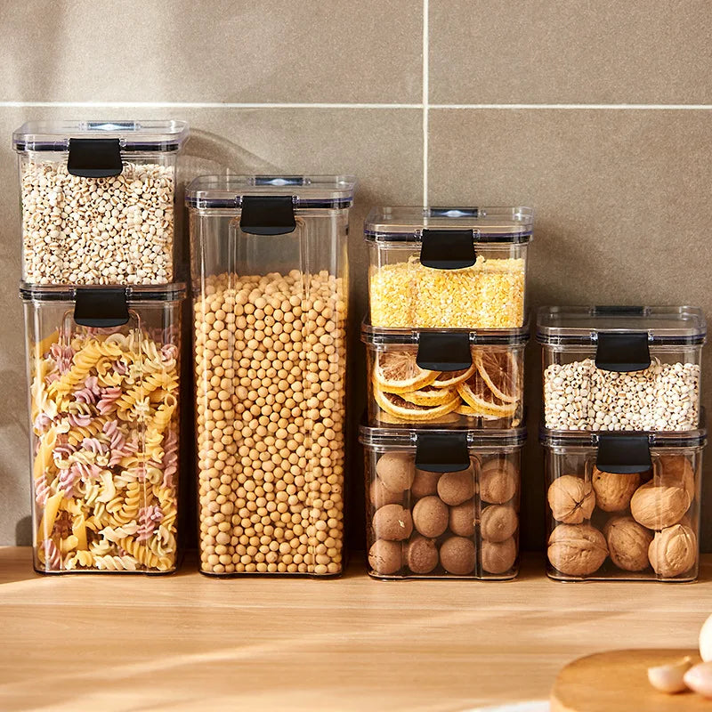Luchtdichte Keuken Voorraadpotten - Acryl Vershouddozen
