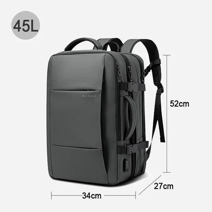 Uitbreidbare Laptoptas - Waterdichte Reistas met USB