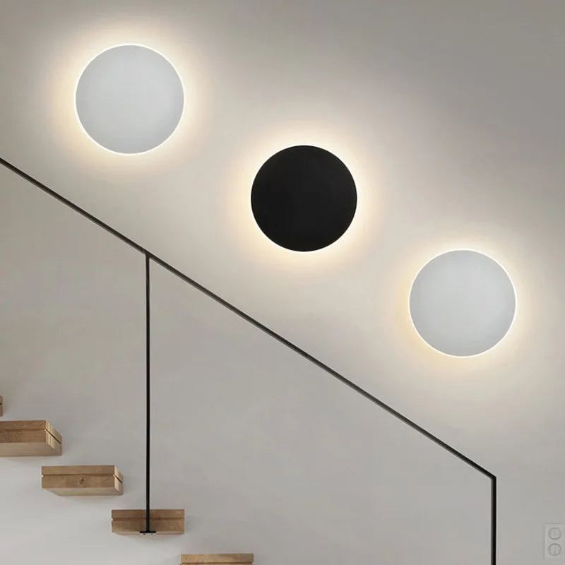 Moderne Eclipse Ronde LED Wandlamp - 12W Backlight | Shop