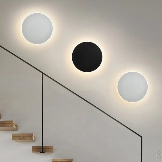 Moderne Eclipse Ronde LED Wandlamp - 12W Backlight | Shop