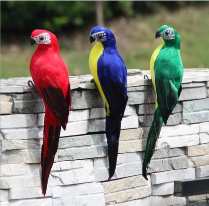 Realistische Kunst Papegaai met Veren - Tuin & Terras Decoratie