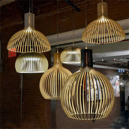 Natura Orb Hanglamp – Organisch Houten Design voor Gezellige Interieurs