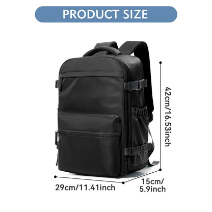 Vacuüm Compressie Rugzak - Uitbreidbare 15,6" Laptop Reistas