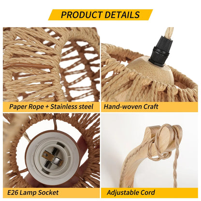 Landelijke Rotan Wandlamp