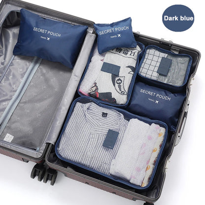 6-Delige Reistas Organizer Set - Koffer Inpakblokken