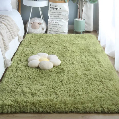 VIKAMA Zacht Zijdewollen Vloerkleed - Scandinavisch Antislip Kleed