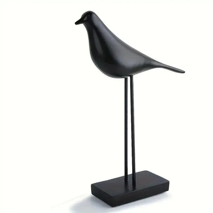 Moderne Hars Vogel Standbeeld - Minimalistische Bureau Decoratie