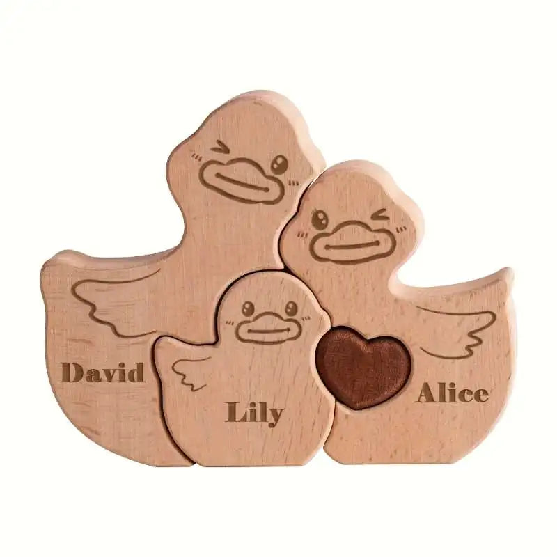 Wood Duck Family Puzzel