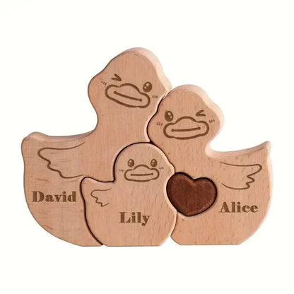 Wood Duck Family Puzzel